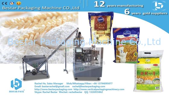 8-Station Zipper Bag Doypack Packing Machine for 250g Salt