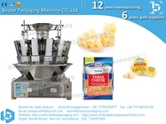 Automatic weighing and filling and sealing packaging machine for food cheese grains granule