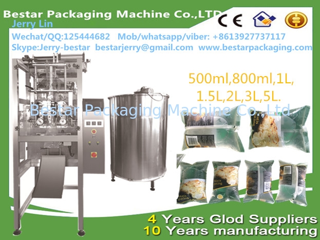 2L water filling packing machine packing machine for plastic bags bestar packaging machine