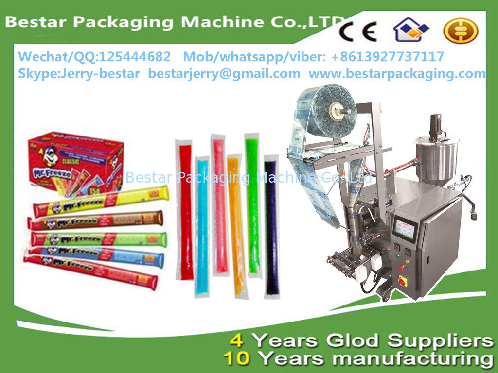 stainless steel high quality ice rolly packaging machine bestar packaging machine