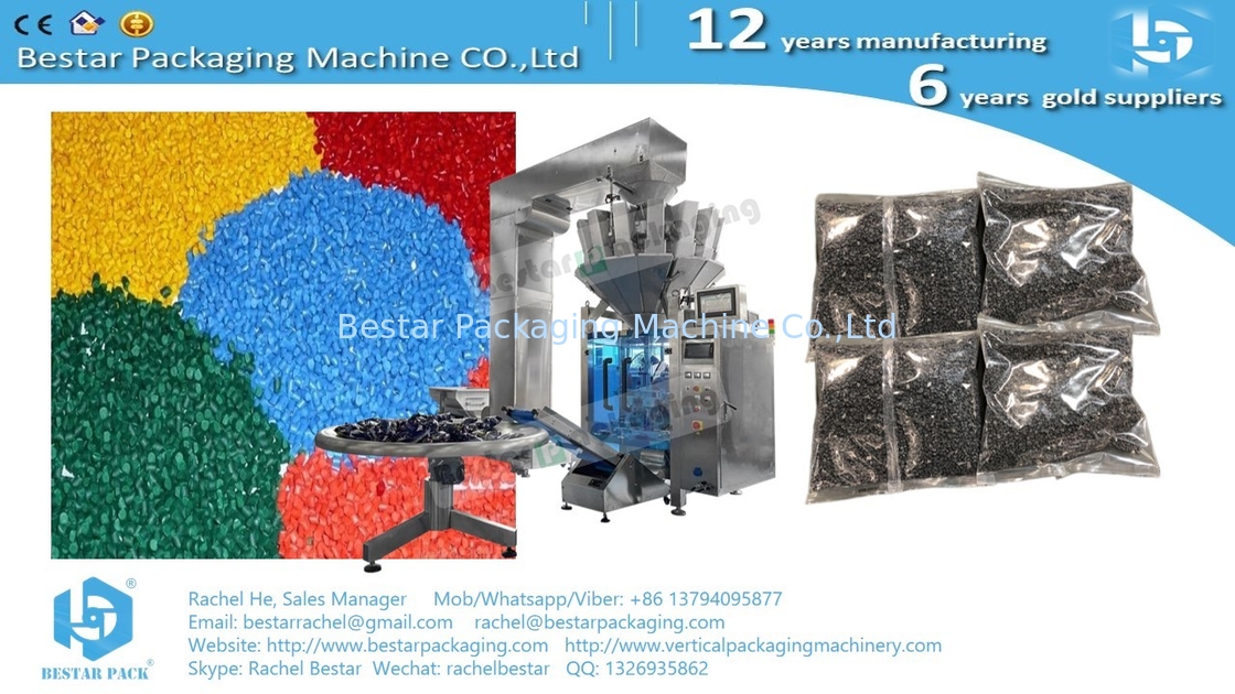 Bestar packing machine with 10 heads weigher and labeling machine BSTV-550AZ