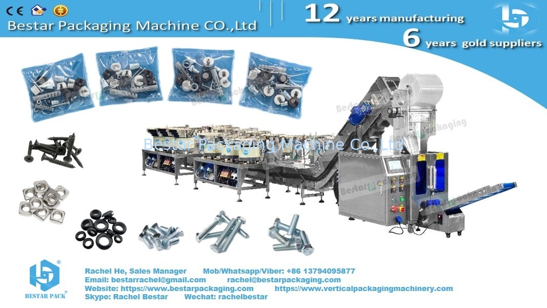 Smart Counting &amp; Packaging Machine with 14 vibrations for Hardware Products