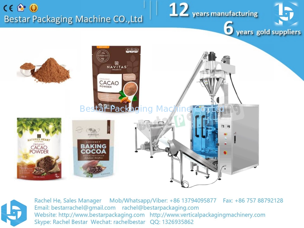 500g 1kg 2kg chocolate powder packing machine with function of feeding, filling and sealing
