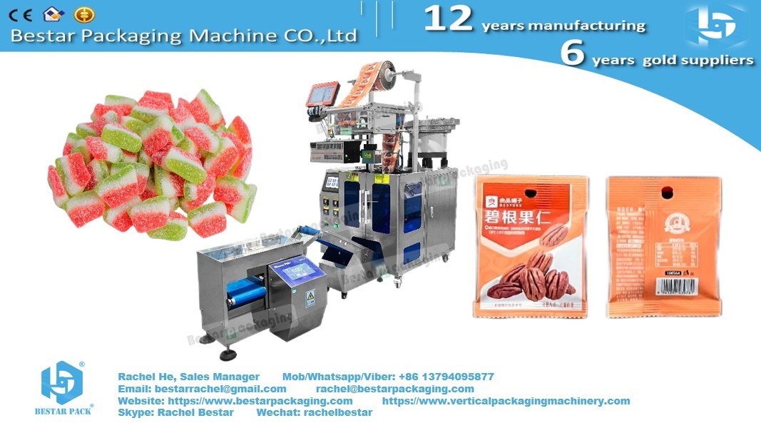 Automatic Counting Packaging Machine for Gummies with Laser Coding and ...